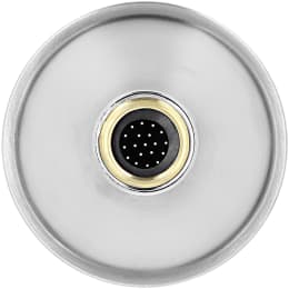 Produktbild: Geka® plus Brausekopf aus Chromstahl, Messing (Gewindenippel)