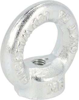 Produktbild: Ringmutter DIN 582, Stahl (C15 E), verzinkt, blau passiviert (A2K)