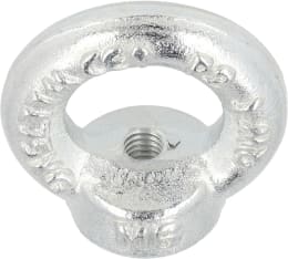 Produktbild: Ringmutter DIN 582, Stahl (C15 E), verzinkt, blau passiviert (A2K)