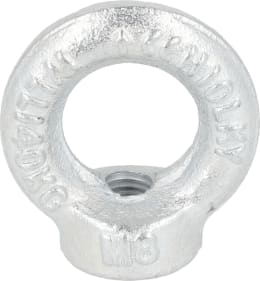 Produktbild: Ringmutter DIN 582, Stahl (C15 E), verzinkt, blau passiviert (A2K)