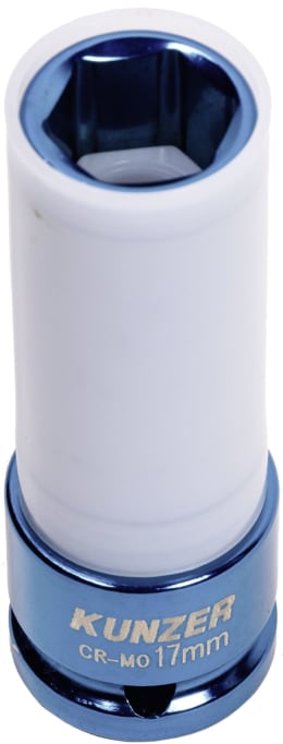 Produktbild: KUNZER Radmutterneinsatz-Satz Impact 1/2 SW 15/17/19/21/22, Länge 85 mm, 5-teilig