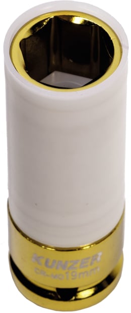 Produktbild: KUNZER Radmutterneinsatz-Satz Impact 1/2 SW 15/17/19/21/22, Länge 85 mm, 5-teilig