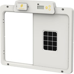 Produktbild: Hühnerklappe All-in-one 54 x 45 cm mit Solarmodul für Geflügel, von Chick'A®