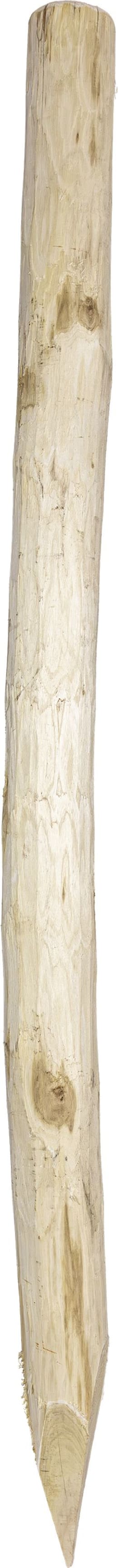 Produktbild: Ako Robinienpfosten 150 cm, Ø 6 – 8 cm, rund, 4-fach gespitzt, gefast, Streckenpfahl, 1 St. 442420
