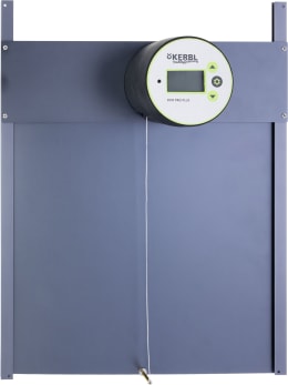 Produktbild: KERBL Hühnerklappe Duo Pro Plus 400 x 360 mm Set mit Steuerung und Schienen für Geflügelställe, 70532
