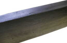 Produktbild: Gummileiste mit Gewebeeinlage für Gummischieber, schwarz