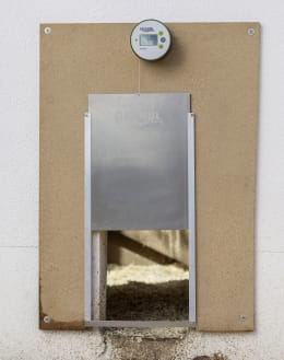 Lifestyle: KERBL Türöffner mit Seilzug für automatische Hühnerklappe manuelle Steuerung