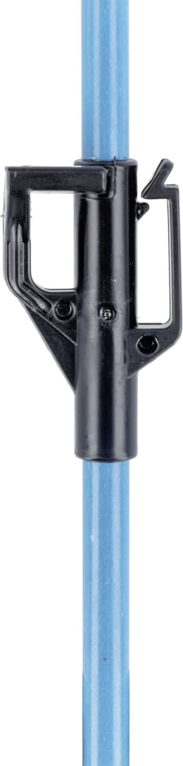 Produktbild: Ako Zaunpfahl compact+ aus blauem Fiberglas mit schwarzem Griffsystem