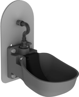 Produktbild: KERBL Adapterplatte Metall, für Anbau Weidefass Tränkebecken N20, KN50