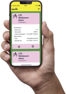 Produktbild: Patura Weidezaunalarm für Überwachung Weidezaun über LTE-M (4G/5G)