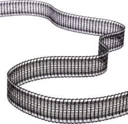 Produktbild: Ako Breitband PlatinumLine 20 mm/200 m, schwarz, weiß, 442831