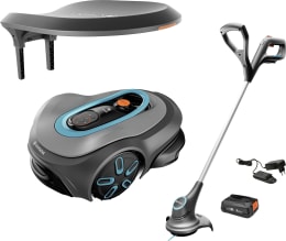 Produktbild: GARDENA Mähroboter smart SILENO max für Rasenflächen bis 800 m², mit Akku-Trimmer, 19901-20