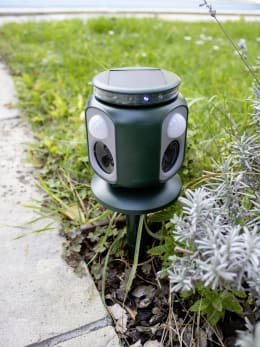 Produktbild: cit® Ultraschall-Tiervertreiber MultiSonic gegen Katzen, Hunde, Marder, Waschbären, Nagetiere etc.