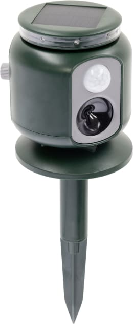 Produktbild: cit® Ultraschall-Tiervertreiber MultiSonic gegen Katzen, Hunde, Marder, Waschbären, Nagetiere etc.