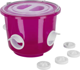 Produktbild: KERBL Futtereimer 12 l, pink, transparent
