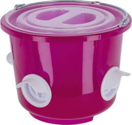 Produktbild: KERBL Futtereimer 12 l, pink, transparent