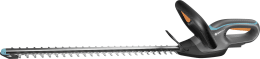 Produktbild: GARDENA Akku-Heckenschere EasyCut 55 in Schwarz-Türkis mit 55 cm Schnittlänge