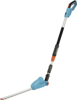 Produktbild: GARDENA Akku-Heckenschere THS 42 mit Teleskopstiel in Türkis und Orange