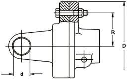 Technische Zeichnung: Walterscheid Scherbolzenkupplung KB61/20, W, WW80°