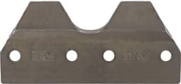 Produktbild: ESM Führungsleiste 4 x Bohrung, für Universalmähbalken mit flacher, glatter und schmaler Klinge Agria, ESM