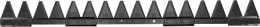 Produktbild: ESM Mähmesser 81 cm, ohne Verstärkung, für Hobby-Universalbalken Balkenmäher