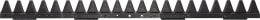 Produktbild: ESM Mähmesser 107 cm, mit Verstärkung, für Universal-S-Klappbalken Balkenmäher Eurosystems, Tielbürger, Viking