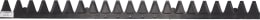 Produktbild: ESM Mähmesser 107 cm, mit Verstärkung, für Schwinghebelbalken Balkenmäher Bertolini, Carraro, Eumot, Holder