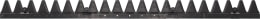 Produktbild: ESM Mähmesser 107 cm, mit Verstärkung, für Schwinghebelbalken Balkenmäher Bertolini, Carraro, Eumot, Holder