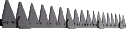 Produktbild: ESM Mähmesser 137 cm, ohne Verstärkung, für Mittelschnittbalken Balkenmäher Agria 2300, 3300