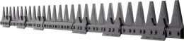 Produktbild: ESM Mähmesser 137 cm, mit Verstärkung, für Hobby-Universalbalken Balkenmäher Agria, Bucher, Holder