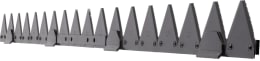Produktbild: ESM Mähmesser 137 cm, mit Verstärkung, für Fingerbalken Balkenmäher Agria