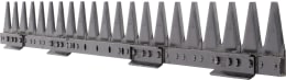 Produktbild: ESM Mähmesser 107 cm, mit Verstärkung, für Universal-S-Klappbalken Balkenmäher Eurosystems, Tielbürger, Viking
