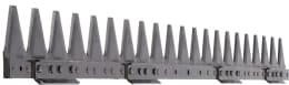 Produktbild: ESM Mähmesser 107 cm, ohne Verstärkung, für Universal-S-Klappbalken Balkenmäher Bucher, Eurosystems, Viking