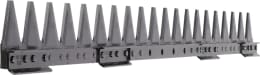 Produktbild: ESM Mähmesser 102 cm, mit Verstärkung, für Universal-S-Klappbalken Balkenmäher Agria, Fort