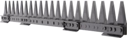 Produktbild: ESM Mähmesser 102 cm, mit Verstärkung, für Universal-S-Klappbalken Balkenmäher Agria, Fort