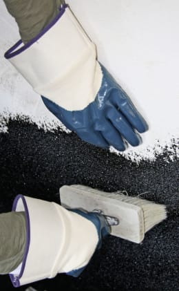 Lifestyle: Keron Handschuhe BluNit Baumwolle, nitrilbeschichtet