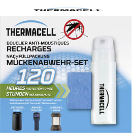 Produktbild: Thermacell Wirkstoffplättchen mit Gaskartuschen zur Mückenabwehr, für 15 m², 48 Stunden Schutz, 86601878