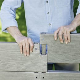 Lifestyle: JUWEL Hochbeet Timber 3er-Set inkl. gratis Pflanzregal