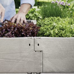 Lifestyle: JUWEL Hochbeet Timber 3er-Set inkl. gratis Pflanzregal