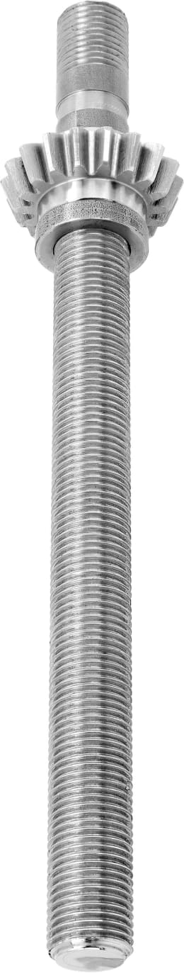 Produktbild: Spindel 18 Zähne, M 20 x 2 AG, Länge 271 mm, für Hubspindel von Fendt Farmer 100, 300, 5 S, Geräteträger