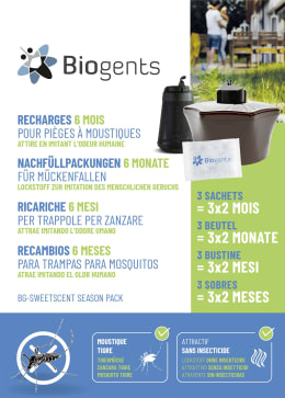 Detailbild: Biogents Lockstoff BG-Sweetscent für 6 Monate, für Mückenfalle BG-Mosquitaire, Aero Trap, 86601362_DE