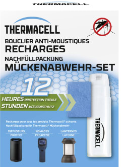 Set: Thermacell Wirkstoffplättchen zur Mückenabwehr für 20 m², 12 Stunden Mückenschutz, 86601632