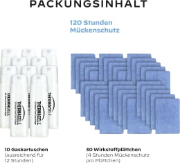 Produktbild: Thermacell Wirkstoffplättchen zur 20 m² für 20 m², 120 Stunden Mückenschutz, 86601332