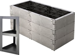 Produktbild: JUWEL Hochbeet Timber 3er-Set inkl. gratis Pflanzregal