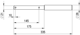 Produktbild: Düvelsdorf Unterlenker-Stufenbolzen Kat. 1, Kat. 2, Ø 22 mm, 28 mm, für Heckcontainer hydraulisch