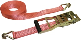 Produktbild: KERBL Zurrgurt 50 mm, 2-teilig, Spitzhaken, Langhebelratsche, rot
