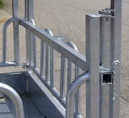 Produktbild: KERBL Heuraufe 2,12 x 2,50 x 2,12 m 12 Fressplätze, feuerverzinkt, für Rinder und Pferde