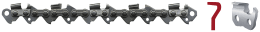 Produktbild: Oregon® Sägekette Micro-Chisel® 21BPX .325, .058/1,5 mm, Halbmeißel, abgelängt