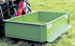 Produktbild: Düvelsdorf Heckcontainer hydraulisch, mit Schürfleiste pulverbeschichtet