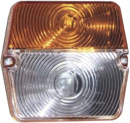 Produktbild: Lichtscheibe quadratisch, 100 x 94 mm, für Blink-Positionsleuchte ROM II